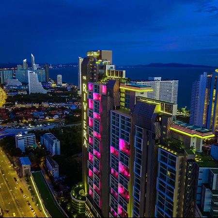 芭提雅高层海景奢华公寓the Riviera Jomtien生香家直达海滩2704 Exteriér fotografie