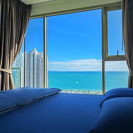芭提雅高层海景奢华公寓the Riviera Jomtien生香家直达海滩2704 Exteriér fotografie