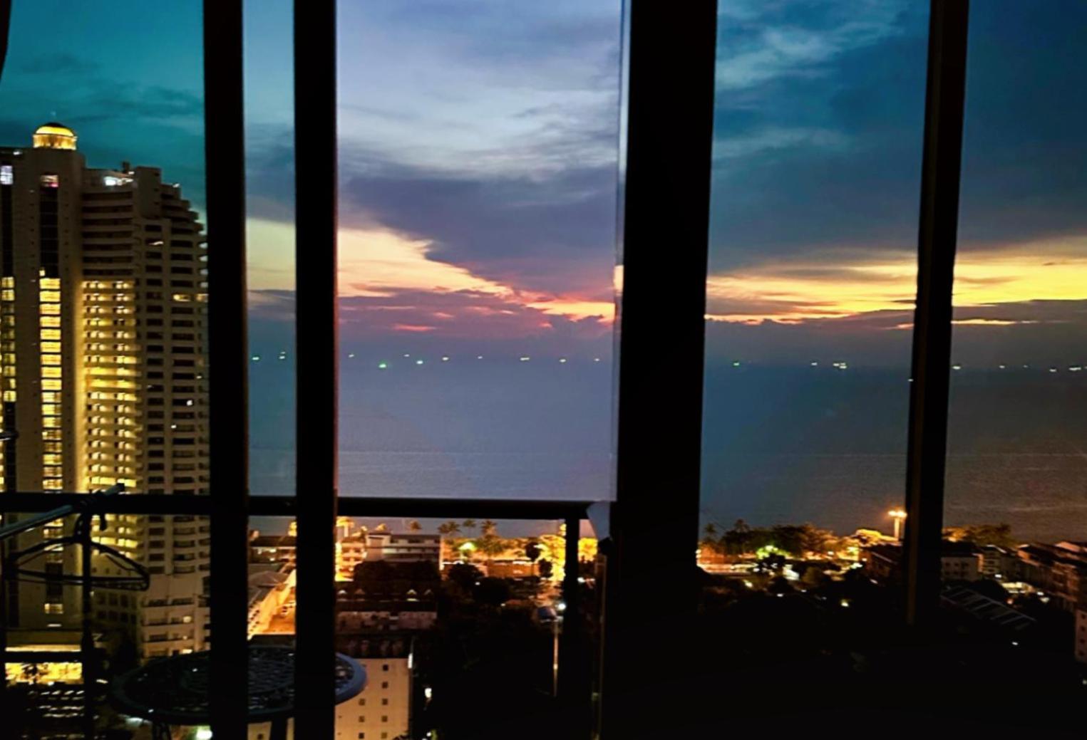 芭提雅高层海景奢华公寓the Riviera Jomtien生香家直达海滩2704 Exteriér fotografie