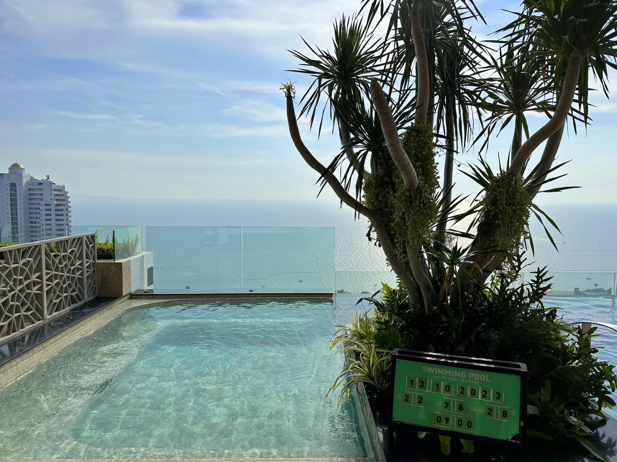 芭提雅高层海景奢华公寓the Riviera Jomtien生香家直达海滩2704 Exteriér fotografie