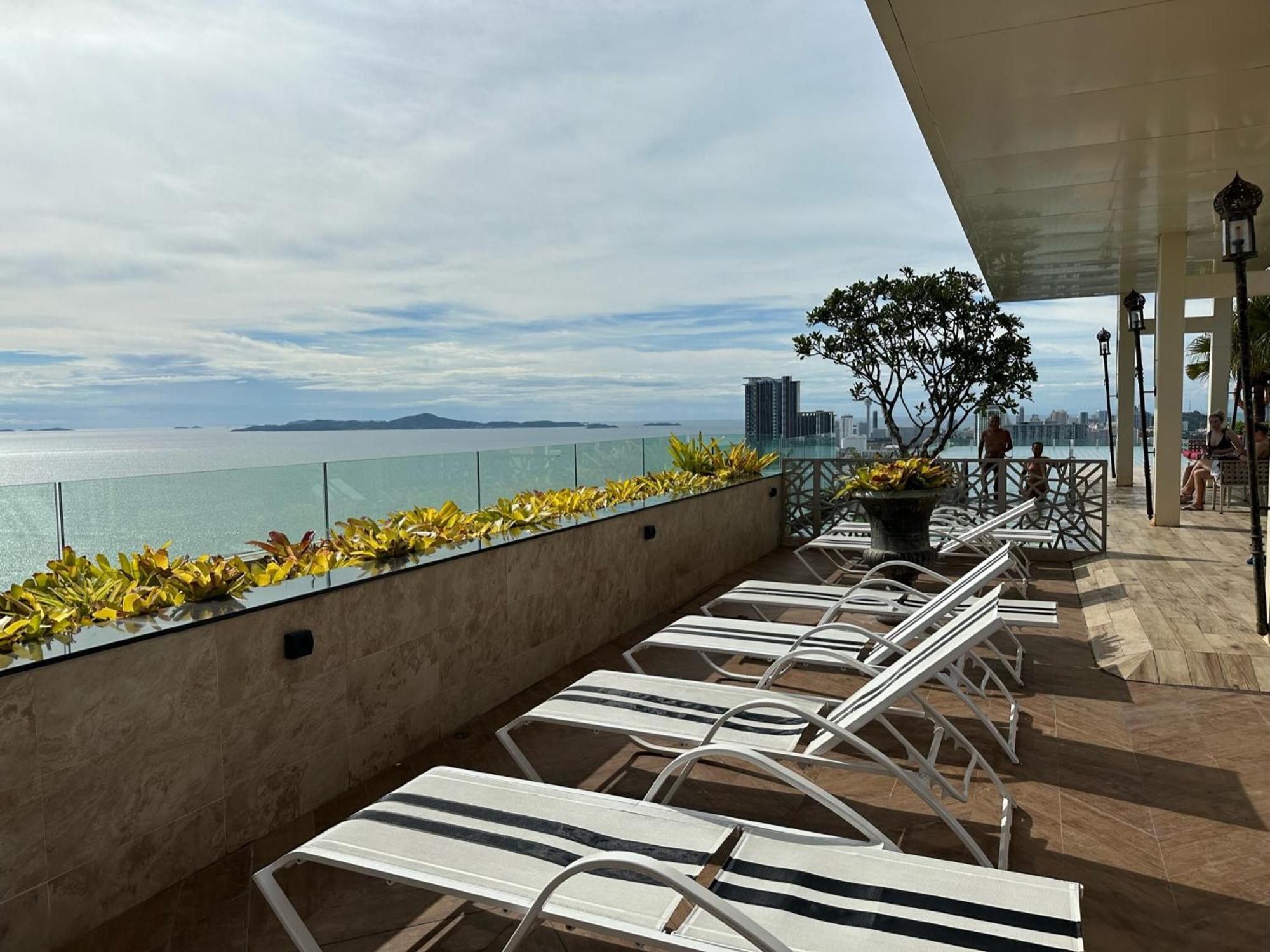 芭提雅高层海景奢华公寓the Riviera Jomtien生香家直达海滩2704 Exteriér fotografie