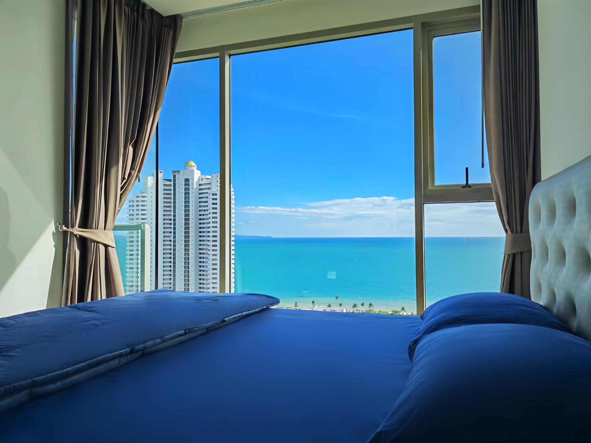 芭提雅高层海景奢华公寓the Riviera Jomtien生香家直达海滩2704 Exteriér fotografie