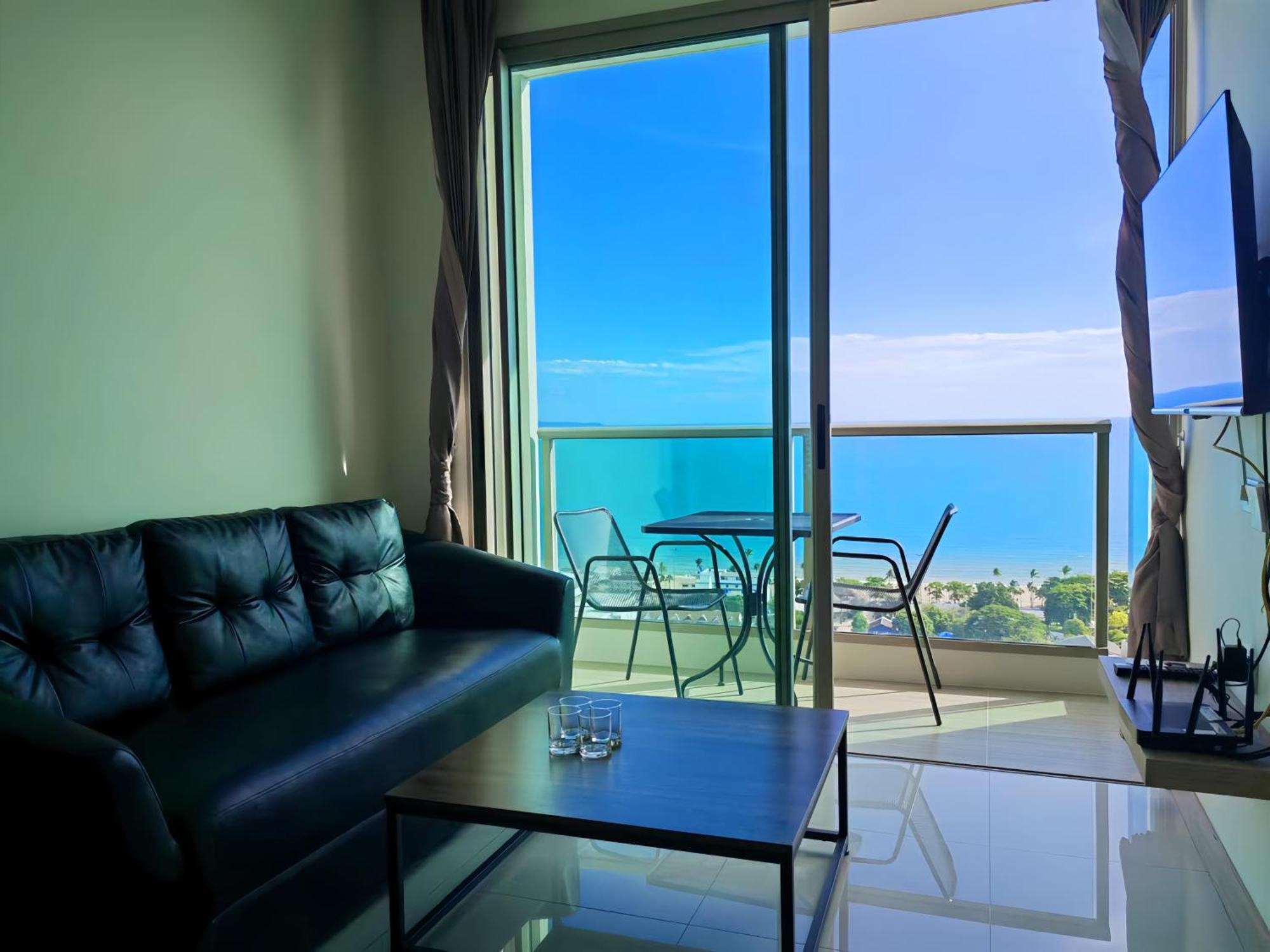 芭提雅高层海景奢华公寓the Riviera Jomtien生香家直达海滩2704 Exteriér fotografie