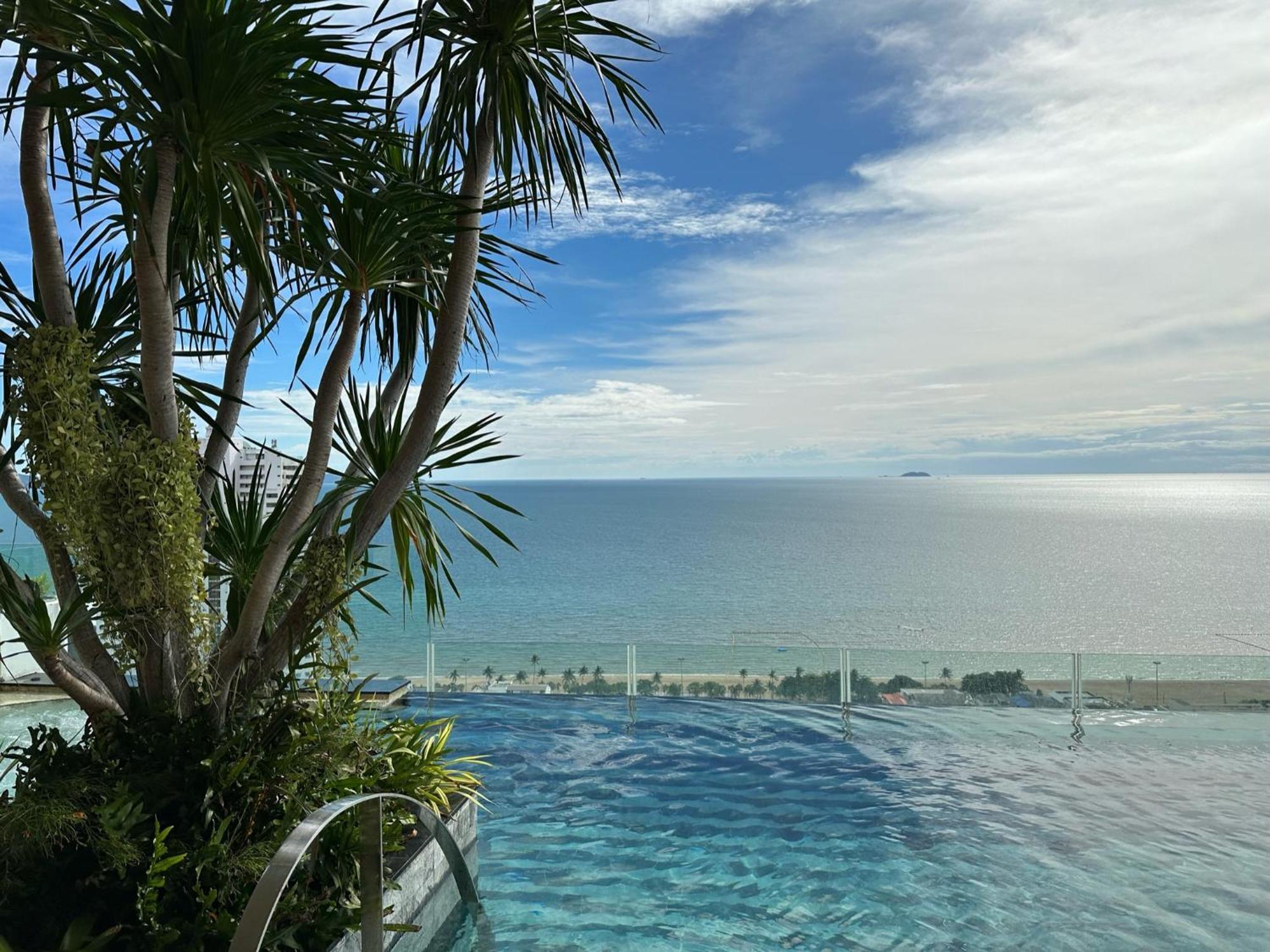 芭提雅高层海景奢华公寓the Riviera Jomtien生香家直达海滩2704 Exteriér fotografie